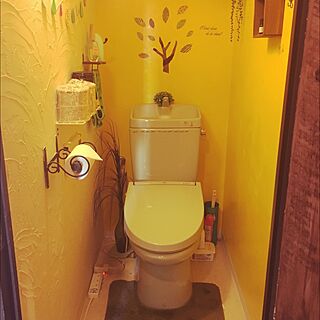 トイレ/カフェ風/DIY/トイレ改造のインテリア実例 - 2016-03-04 09:09:43