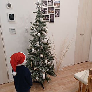 クリスマスツリー/ダイケンの床/IKEA雑貨/写真/写真フレーム...などのインテリア実例 - 2022-11-06 12:47:18