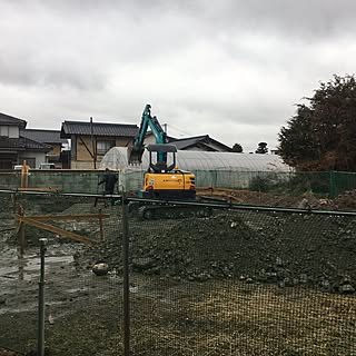 部屋全体/基礎工事中/新築一戸建て/ローコスト住宅のインテリア実例 - 2017-03-21 16:47:24