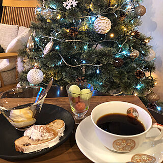 シュトーレン/コーヒー好き/クリスマス/2021年/カフェ風インテリア...などのインテリア実例 - 2021-12-22 18:39:36
