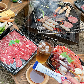 おうちごはん/BBQテーブル/BBQ/賢者の食卓/暮らしのハンドブック2022...などのインテリア実例 - 2022-05-06 11:37:47