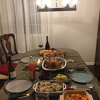 dinner time/thanksgiving/Rustic/シンプルインテリア/海外インテリアのインテリア実例 - 2020-11-27 13:52:26