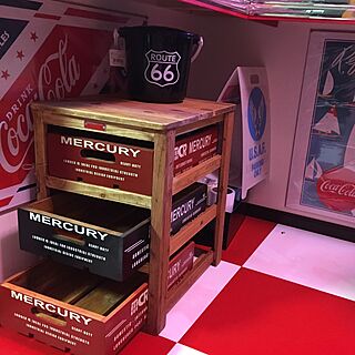 ウッドクレート/MERCURY/アメリカンダイナー/ROUTE66/opensesame...などのインテリア実例 - 2016-12-01 07:07:34