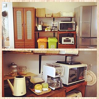 キッチン/DIY/収納/手作り/壁掛け棚のインテリア実例 - 2014-05-11 17:53:14