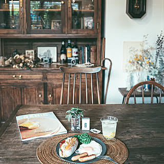 レモネード/日めくりカレンダー/朝ごはんの風景/朝ごはん/キャビネット...などのインテリア実例 - 2021-03-06 13:23:24