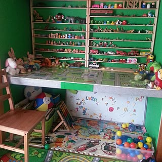 子供部屋/押入れを子どもスペースに♡/おもちゃの棚/ごちゃごちゃ☺のインテリア実例 - 2015-05-09 06:38:03