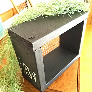 棚/中古住宅リフォームなし/フォロー＆いいね！ありがとうございます☆/DIY/カフェ風を目指して♪...などのインテリア実例 - 2017-02-21 18:13:50