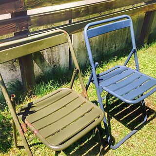 玄関/入り口/パイプ椅子のインテリア実例 - 2016-04-09 16:29:50