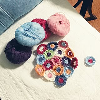 カラフル モチーフつなぎのインテリア実例 ｜ RoomClip（ルームクリップ） 