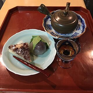 キッチン/切子ガラス/お茶/和菓子/食後のデザート...などのインテリア実例 - 2017-06-13 22:20:27