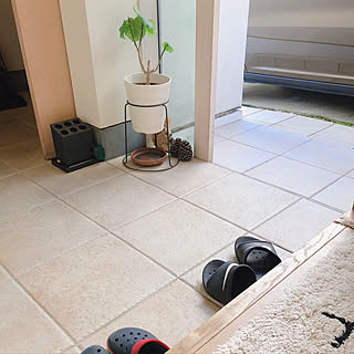 玄関マット オキシクリーンのおしゃれなアレンジ 飾り方のインテリア実例 Roomclip ルームクリップ