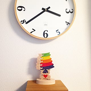 リビング/鯉のぼり/五月人形/無印良品 壁に付けられる家具/時計...などのインテリア実例 - 2015-04-09 17:59:02