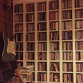 棚/音楽大好き♡/レコード収納/大量のCD/IKEA...などのインテリア実例 - 2016-12-24 17:32:34