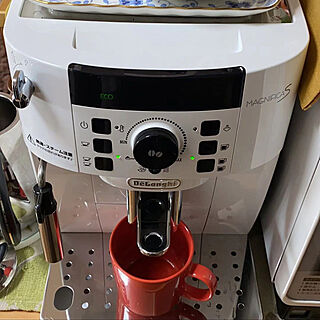 デロンギコーヒーメーカー/キッチン家電/おうち時間/キッチンのインテリア実例 - 2021-01-16 07:36:58