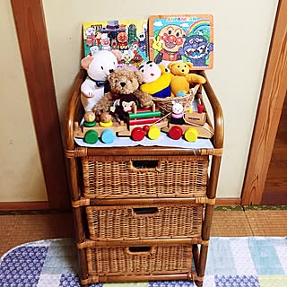 部屋全体/アンパンマンのパズル☆♪♪/ミキハウスの電車♡/ぬいぐるみ♡のインテリア実例 - 2016-12-02 08:25:04