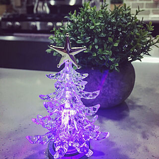 キッチン/クリスマス/ミニクリスマスツリー/クリスマスツリーのインテリア実例 - 2017-12-03 14:43:13