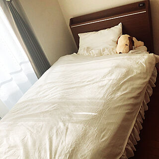 ベッド周り/6畳1K/収納付きベッド/ニトリ/1Ｋ...などのインテリア実例 - 2020-02-15 08:33:29