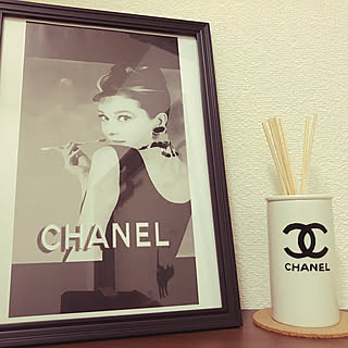 玄関/入り口/CHANEL/CHANEL大好き❤/DIY/賃貸でも楽しく♪...などのインテリア実例 - 2017-07-26 17:44:03