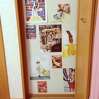 壁/天井/雑誌、本/ポストカードのインテリア実例 - 2013-08-11 22:08:48