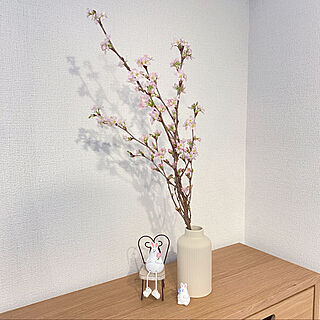 花瓶/春/桜/キッチンキッチン/17畳LDK...などのインテリア実例 - 2021-03-14 17:07:24