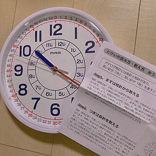壁/天井/知育時計/ルームクリップショッピングで買った時計/ルームクリップショッピングのインテリア実例 - 2023-09-28 13:17:32