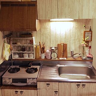 キッチン/DIY/セリア/ウッド小物のインテリア実例 - 2014-05-12 20:30:42
