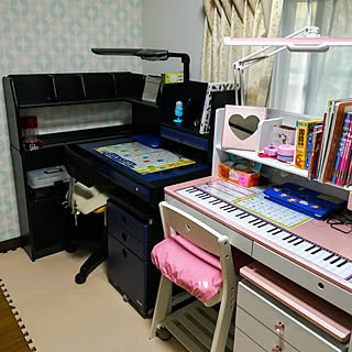 部屋全体/子供部屋/コイズミ/コイズミ学習デスク/兄妹...などのインテリア実例 - 2020-05-02 17:44:18