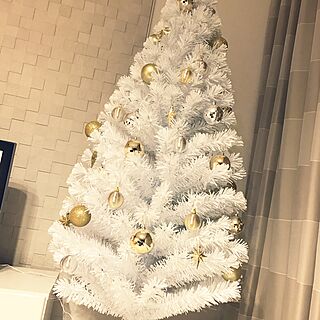 リビング/ゴールド/クリスマス/ホワイトのインテリア実例 - 2016-11-12 00:06:09