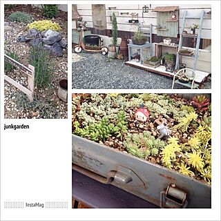 玄関/入り口/ガーデン/DIY/古いもの/さびさび...などのインテリア実例 - 2014-05-25 15:54:28