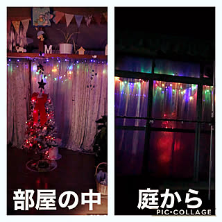 イルミネーション点灯/ニトリのツリー150cm/クリスマス/オキナワスズメウリ部/ぼっちぼっち投稿...などのインテリア実例 - 2020-11-20 21:26:49