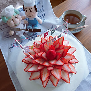 キッチン/賃貸/coffee/お菓子作り/誕生日ケーキ...などのインテリア実例 - 2019-03-31 15:19:43