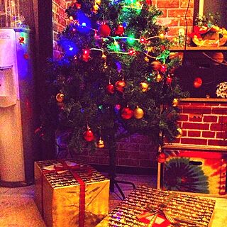 リビング/クリスマス/180㌢☆ツリー /クリスマスツリーのインテリア実例 - 2014-01-03 02:07:45