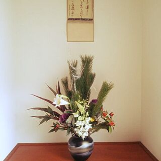 床の間/和室/お花のある暮らし/棚のインテリア実例 - 2016-04-02 07:41:25