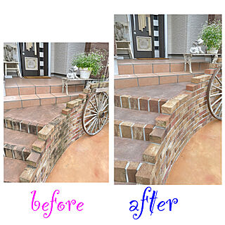 レンガの階段のインテリア実例 Roomclip ルームクリップ レンガの階段のインテリア実例 Roomclip ルームクリップ