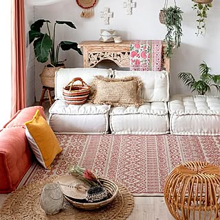 輸入家具北欧スタイル『シノワズリ円柱スツール』陶器製スツール花台