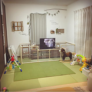 キッズスペース ベビーゲートのおしゃれなインテリアコーディネート