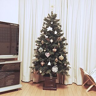 リビング/クリスマスツリー/クリスマス/クリスマス雑貨/フランフランのインテリア実例 - 2015-12-04 11:30:40