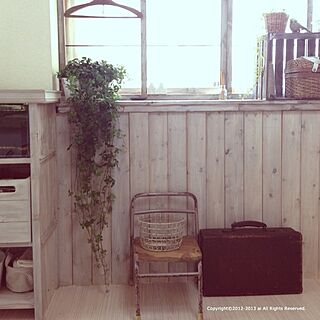 部屋全体/シュガーバイン/植物/手作り棚/手作り板壁...などのインテリア実例 - 2013-06-03 14:00:43