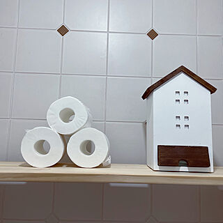 #トイレ #サニタリーボックス/DIY/北欧/salut!/バス/トイレのインテリア実例 - 2022-08-16 20:30:20