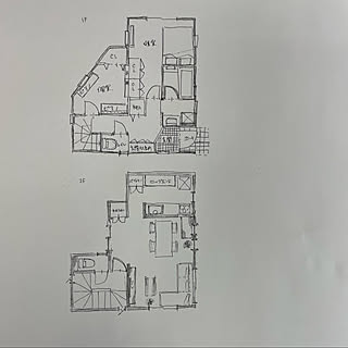 新人ユーザー紹介/ルームクリップマグ/手書き/間取り図/中古住宅...などのインテリア実例 - 2023-02-22 01:22:54