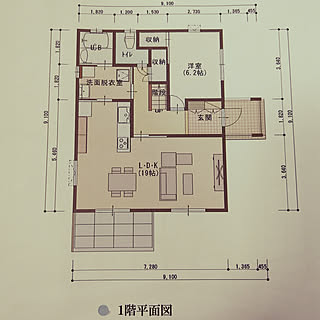 部屋全体/間取り1F/間取り図のインテリア実例 - 2018-02-11 13:39:13