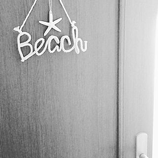 玄関/入り口/セリア/BEACH☆/beachのインテリア実例 - 2016-12-22 09:53:36