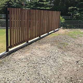 初DIY/庭造り/フェンスDIY/ウッドフェンスのインテリア実例 - 2019-05-04 11:38:32
