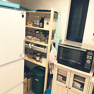 キッチン/OBAKETSUゴミ箱/IKEA/サーフテイストが好き♡/ハワイを感じたい...などのインテリア実例 - 2018-03-22 23:05:01