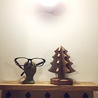 棚/クリスマスツリー/無印良品/DIY/陶器のメガネ置き...などのインテリア実例 - 2014-10-31 20:36:15