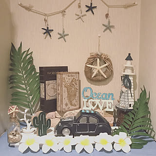 100均 夏ディスプレイの商品を使ったおしゃれなインテリア実例 Roomclip ルームクリップ