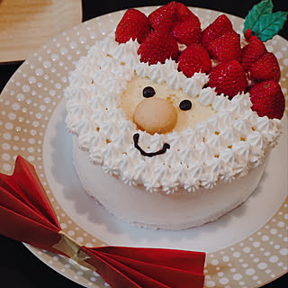 クリスマスケーキ手作り/クリスマスケーキ/クリスマス/キッチンのインテリア実例 - 2019-12-23 21:07:51