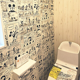 Disney壁紙のインテリア実例 Roomclip ルームクリップ