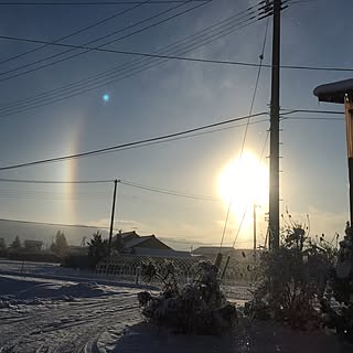 壁/天井/インテリアじゃなくてすみません/田舎暮らし/雪景色/寒そうでごめんなさい...などのインテリア実例 - 2017-01-15 08:10:05