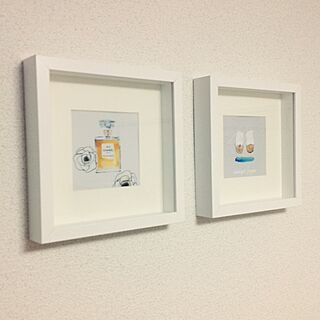 壁/天井/額縁ﾃﾞｨｽﾌﾟﾚｲ/IKEAのインテリア実例 - 2014-05-15 01:45:44